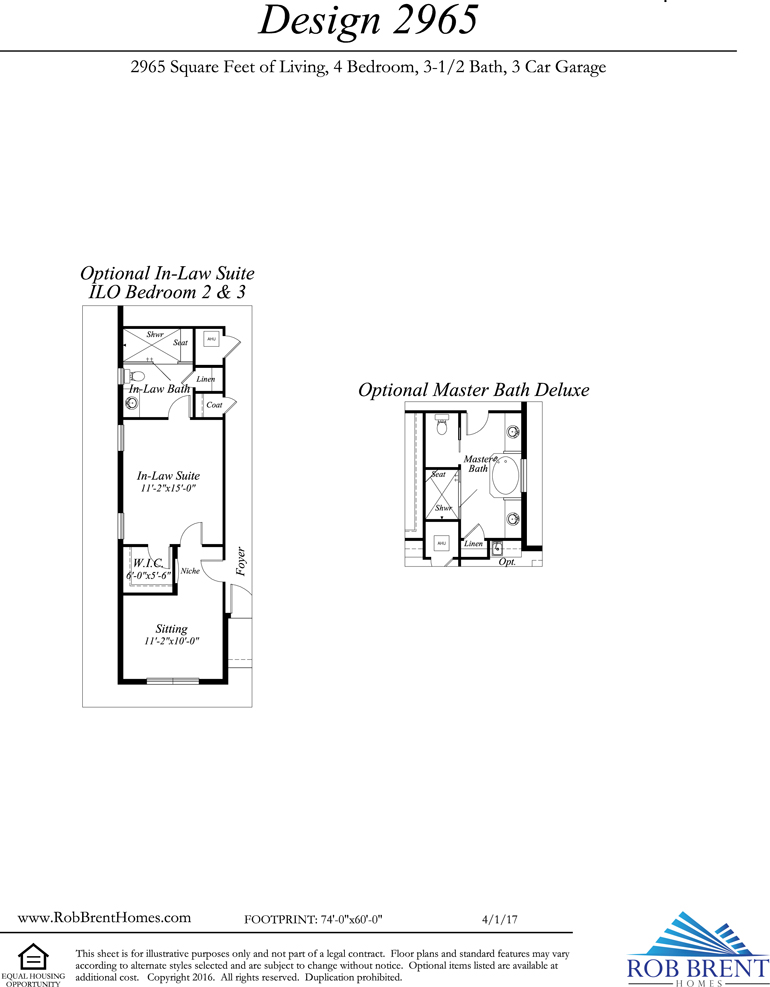 The Montrouge Floor Plan Options